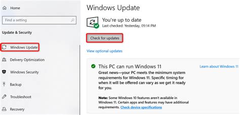 Fix Status Breakpoint Error by Updating Your Operating System