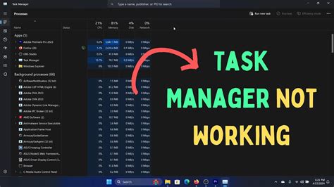 Fix Task Manager Not Working in Windows 11