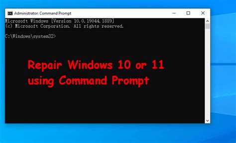 Fix The Issue Using The Command Prompt