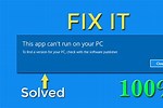 Fix This App Can T Run On Your PC