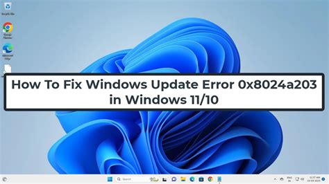 Fix Update Error 0x8024a203 on Windows 11