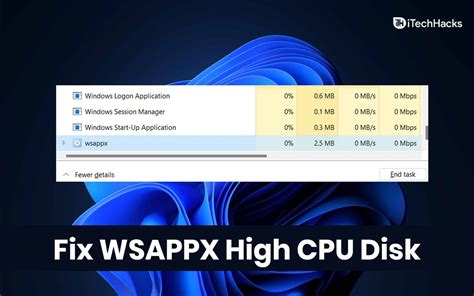 Fix WSAPPX High CPU Disk Usage