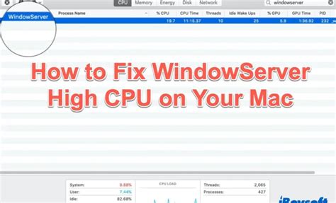 Fix WindowServer high CPU usage on Mac