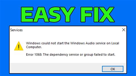 Fix Windows 10/11 Could Not Start the Windows Audio Service on Local Computer