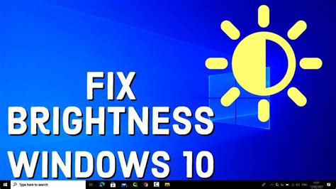 Fix Windows 10 Brightness Control Not Working