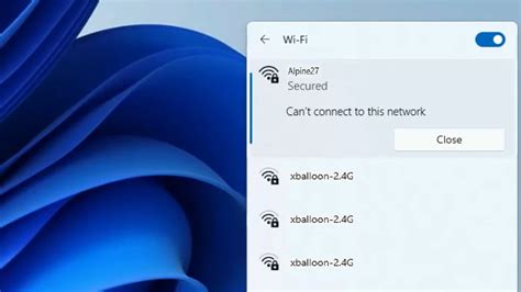 Fix Windows Can’t Connect to this Network in Windows 11