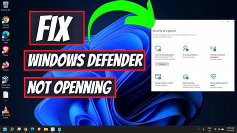 Fix Windows Defender Not Working in Windows 11