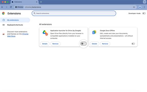 Fix err_address_unreachable by Disabling All Chrome Extensions