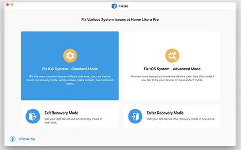 FixGo: Standard Mode