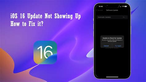Fixed! iOS 16 Update Not Showing on iPhone Issue