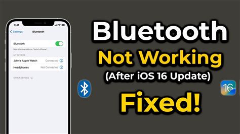 Fixed Bluetooth Not Working Issue on iPhone Running iOS 16 or Later!