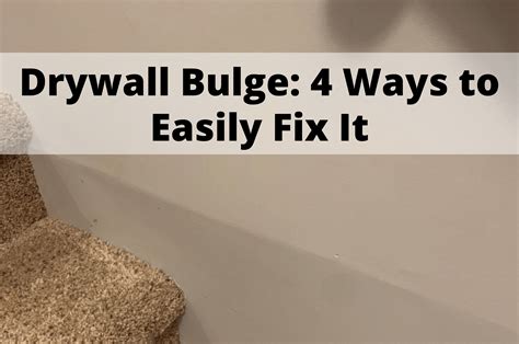 Fixing Bulging Drywall Seams