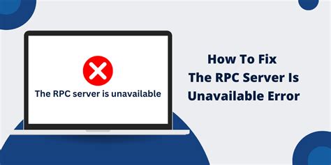 Fixing RPC Server Errors