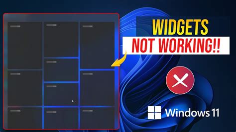Fixing Windows 11 Widgets Not Working Problem