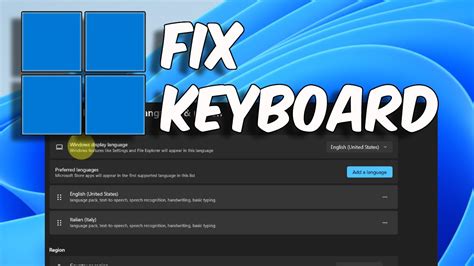 Fixing Windows Keyboard Issues