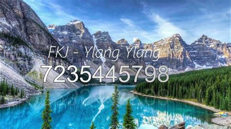 Fkj - Ylang Ylang Roblox ID
