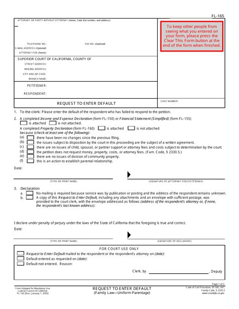 Fl165 Form California – Instructions, Pdf & Complete Guide