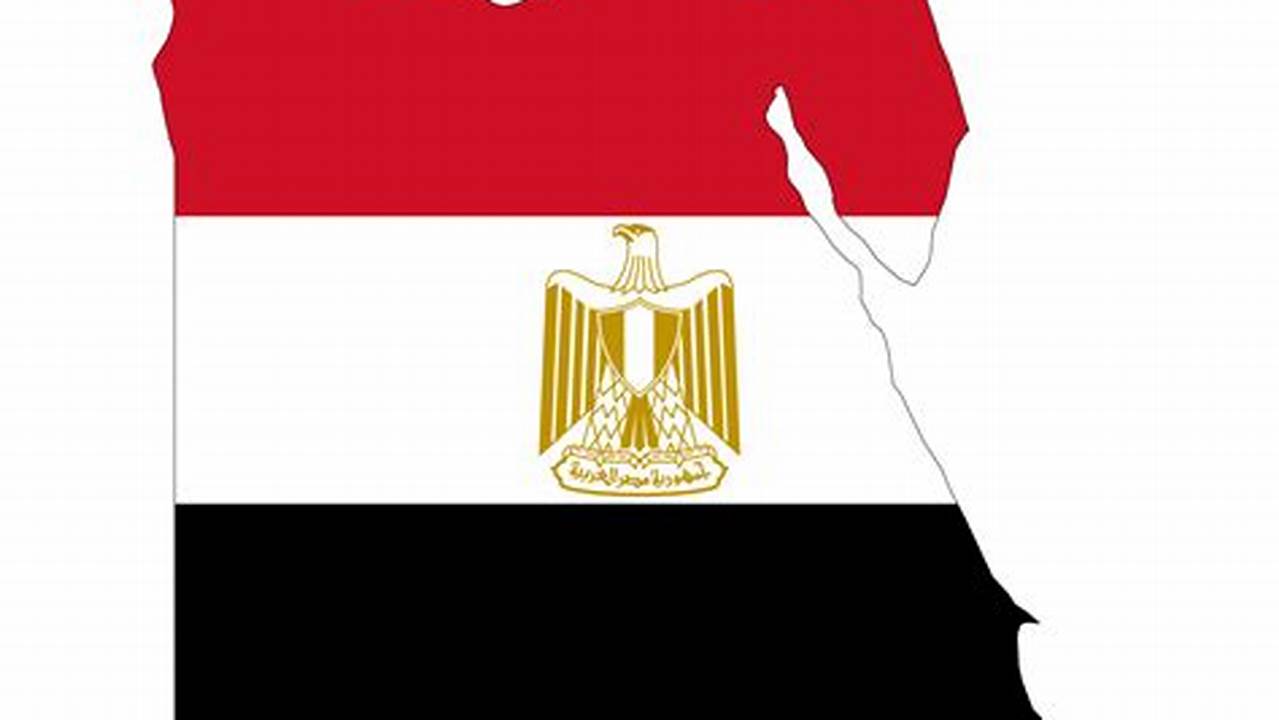 Flag Of Egypt, Free SVG Cut Files