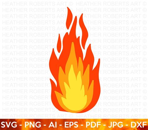 Spark Your Creativity with the Mesmerizing Flame SVG Collection - Igniting Your Designs to Life!