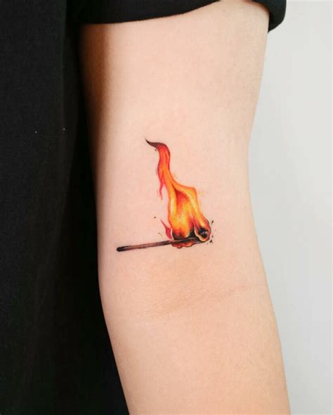 Flame Tattoo Small