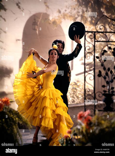 Flamenco dance couple