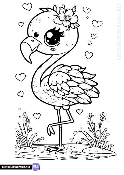 Flamingo Coloring Page