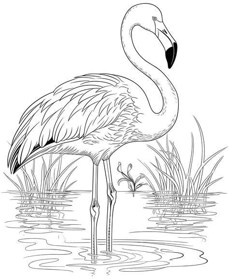 Flamingo Coloring Pages