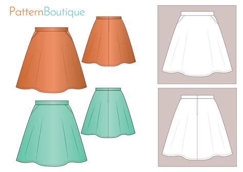 Flared Skirt Pattern
