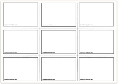 Flash Card Printable Template