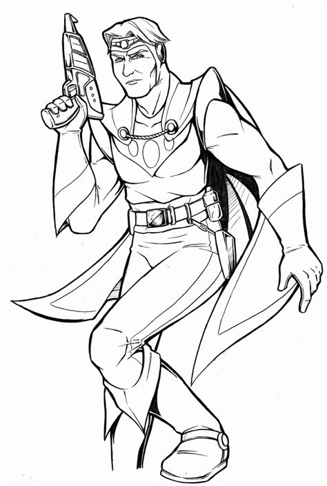 Flash Gordon Coloring Pages
