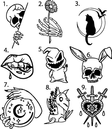 Flash Tattoo Stencils