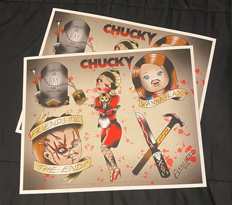 Flash Traditional Chucky Tattoo
