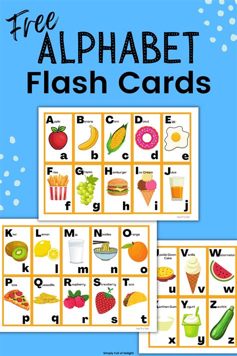 Flashcards Free Printable