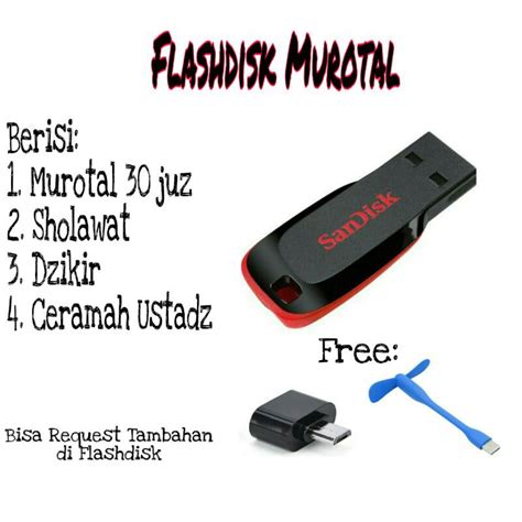 Flashdisk Murotal Kelebihan