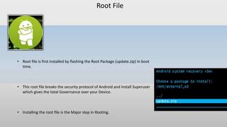 Flashing the Super User File and Rooting the Phone