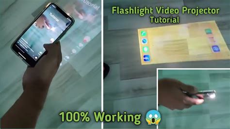 Bring Your Videos to Life with a Flashlight Video Projector App for iPhone