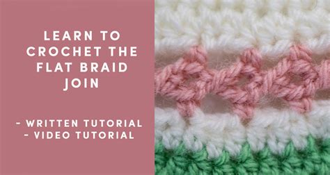 Flat Braid Crochet Join
