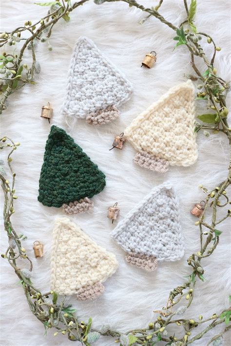 Flat Christmas Tree Crochet Pattern