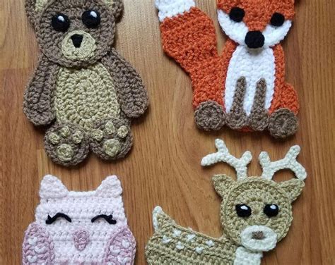 Flat Crochet Animals