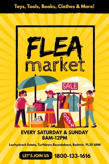 Flea Market Flyer Template