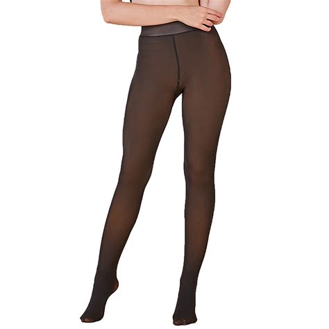 Fleece Tights in Natural Skin Tone - Cozy Comfort for Everyday Wear
