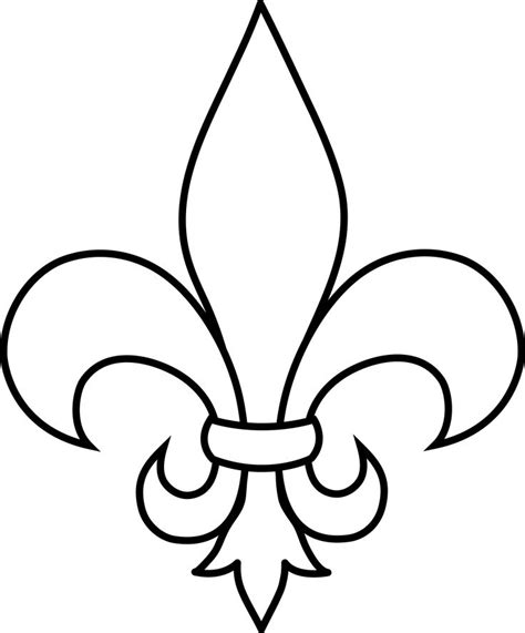 Fleur De Lis Stencil Printable