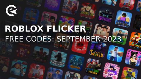 Flicker Codes - Roblox - June 2023 -