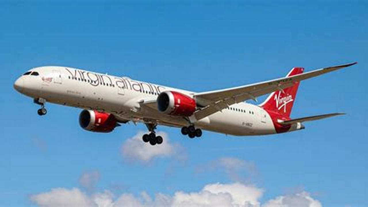 Flights From Dublin (Dub) 2024/2025 | Virgin Atlantic., 2024