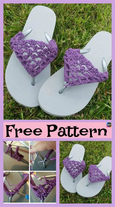 Flip Flop Crochet Pattern