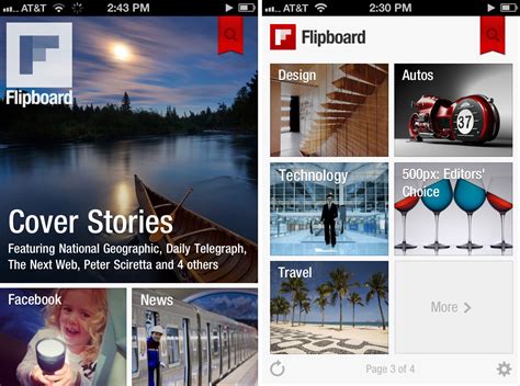 Flipboard App Screenshot