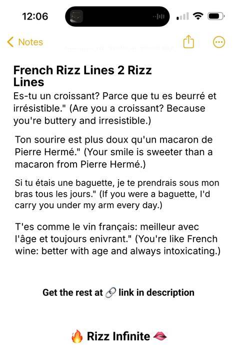 Flirting Lines In French