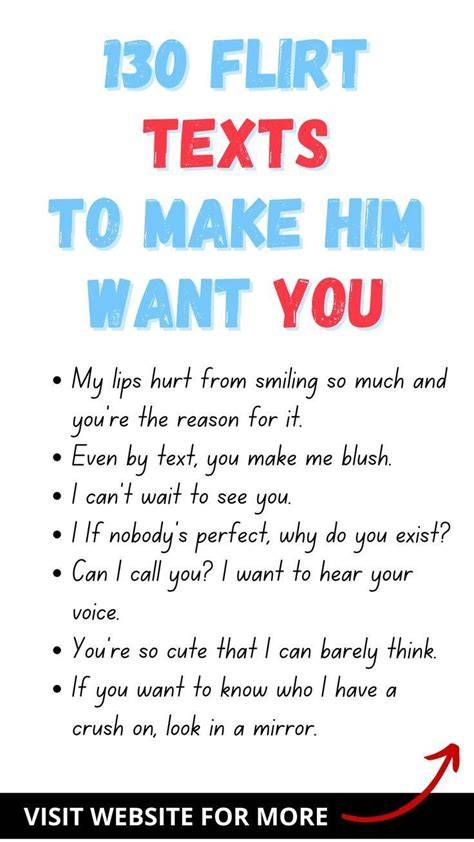 Flirty Lines To Say To A Guy Over Text