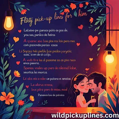 Flirty Pick Up Lines For Texting In Spanish