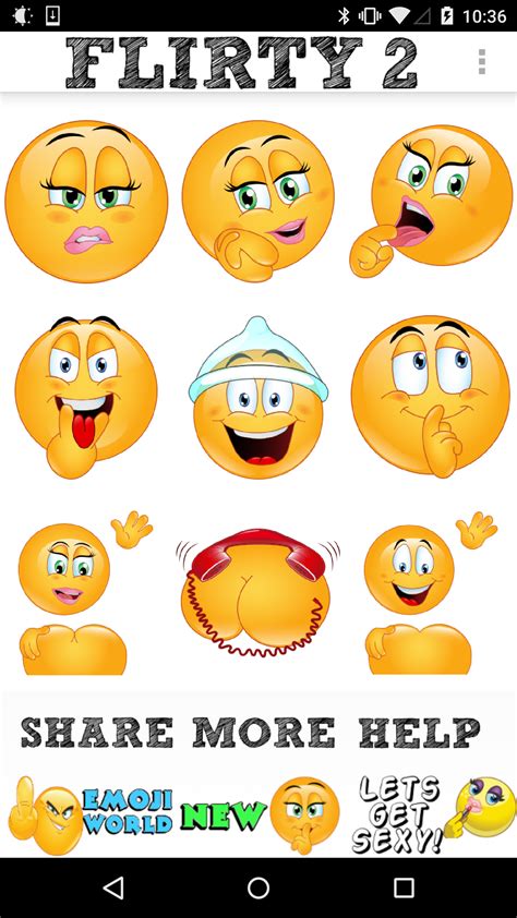 Flirty expression Emojis